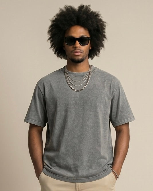 Acid Wash Oversized T-Shirt