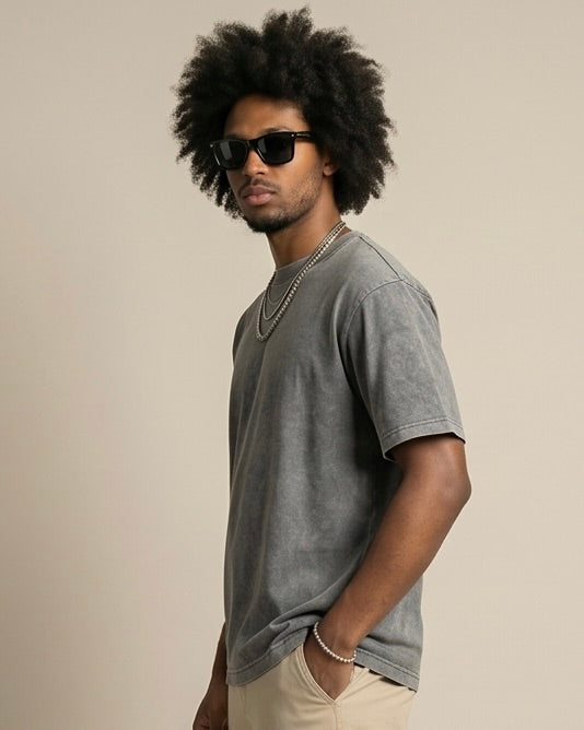 Acid Wash Oversized T-Shirt