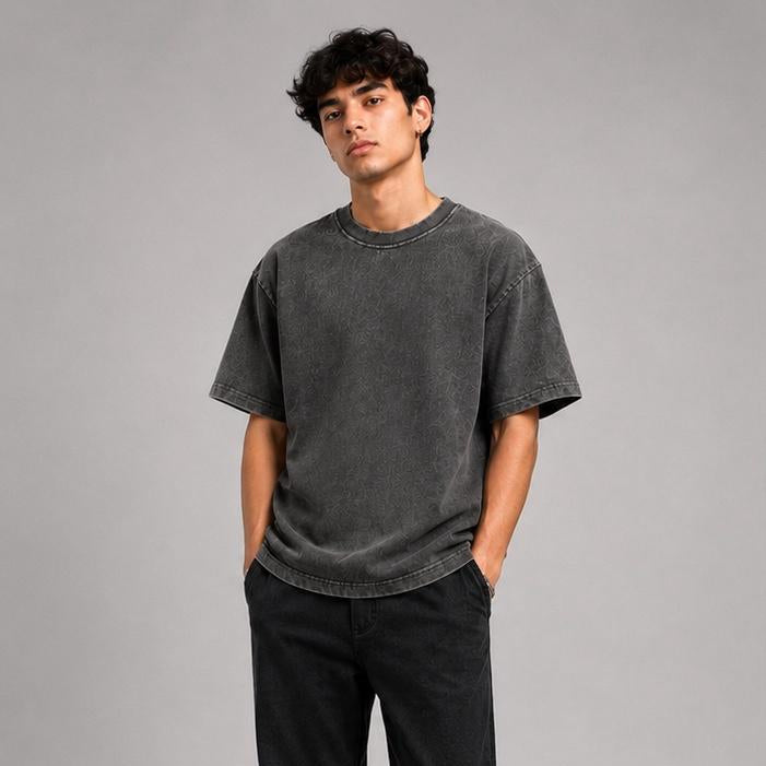 Acid Wash Oversized T-Shirt