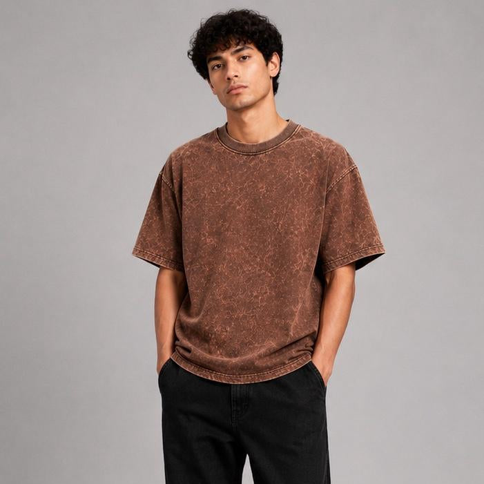 Acid Wash Oversized T-Shirt