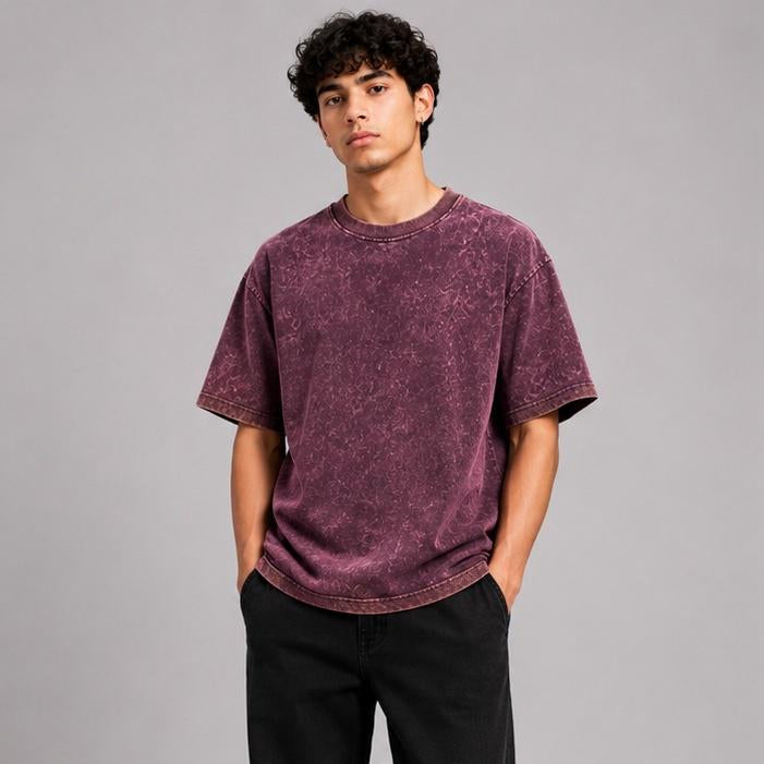 Acid Wash Oversized T-Shirt